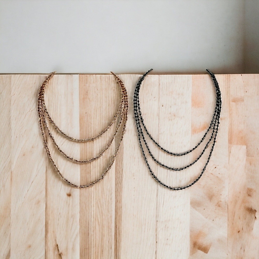 98803 Hand Knotted Glass Bead Necklace